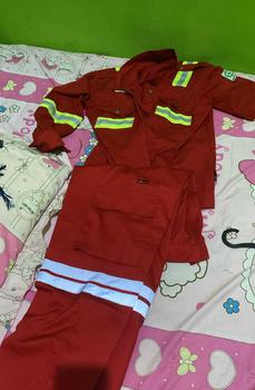 Product Review of Celana Kerja Cowok Panjang Formal Model Cargo Warna MERAH (/Wanita ) - Gudang Wearpack tiktok shop from M**n 0