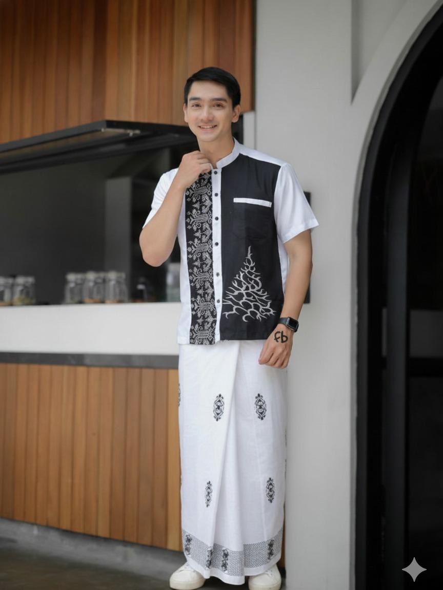 Sarko Series PAKET SET SARUNG DAN KOKO SATU SET Baju Koko Pria Dewasa Lengan Pendek Terbaru Katun Nyaman Muslim Seragam Bahan Adem Halus Dan Nyaman Size M L XL XXL XXXL XXXXL Sarko Series PAKET SET SARUNG DAN KOKO SATU SET Baju Koko Pria Dewasa Lengan Pendek Terbaru Katun Nyaman Muslim Seragam Bahan Adem Halus Dan Nyaman Size M L XL XXL XXXL XXXXL