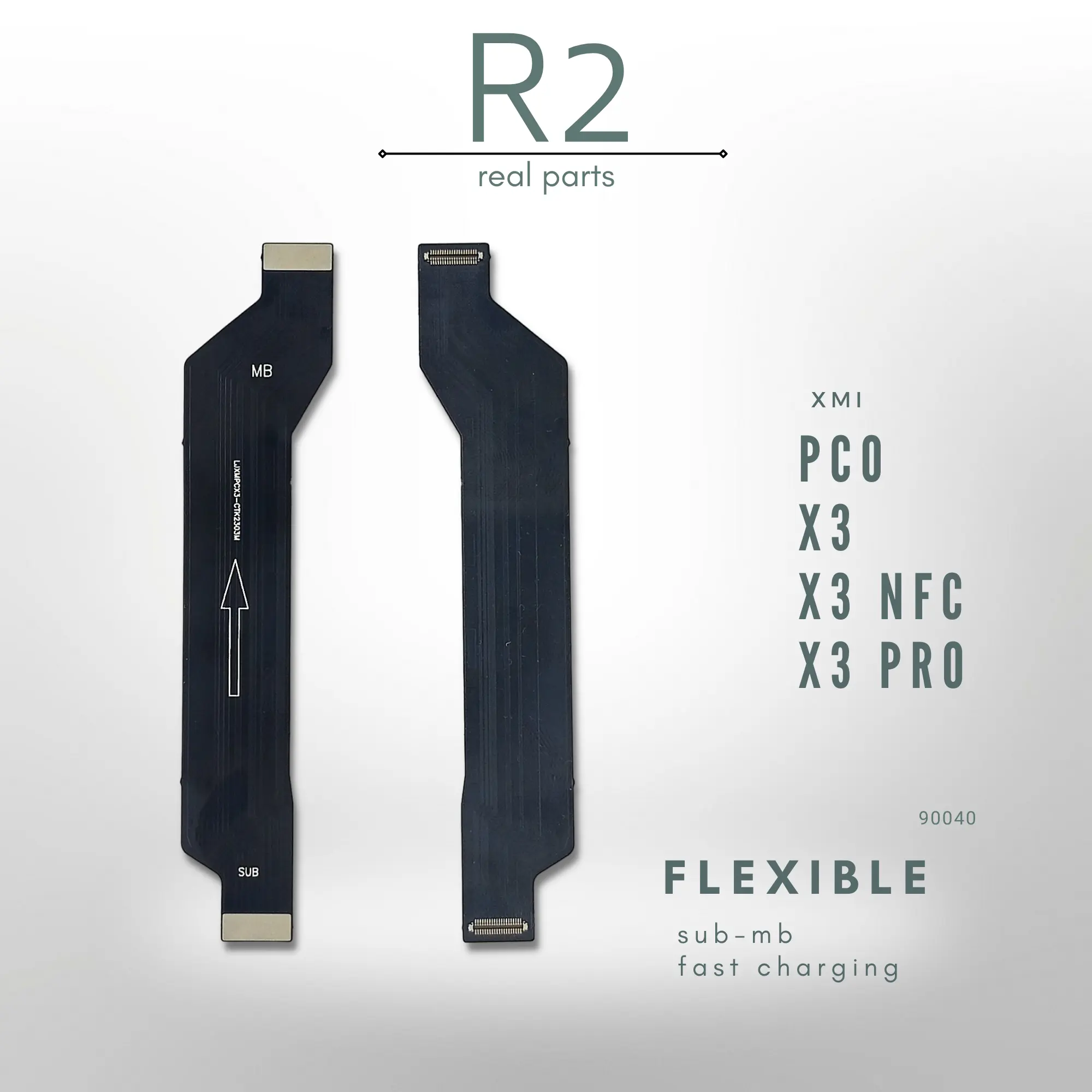 Flexible MAIN ke SUB XMI Pco X3 / X3 NFC / X3 Pro Mainboard ke UI Board