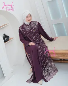 Azkia-Ashqa Gamis Dewasa Brokat || Gamis Dress Wanita Kondangan Mewah Elegant || Gamis Dress Wanita Terbaru