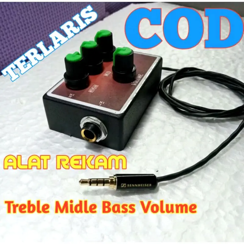 SOUNDCARD ALAT REKAM DARI MIXER KE HP PLUS TONE CONTROL PASIF Audio