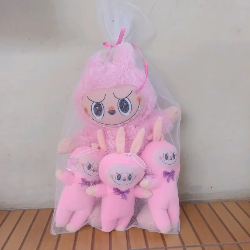 Boneka  Labubu Beranak 3 (Isi 1 Besar 3 Kecil) - Mainan Lucu dengan Desain Unik dan Berkualitas Tinggi - Toys, Dolls 3