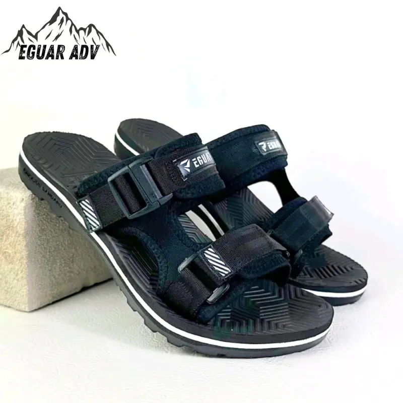 Sandal Gunung Adventure Karet Super Empuk Sandal out dor Sandal Slop Pria Terbaru 5