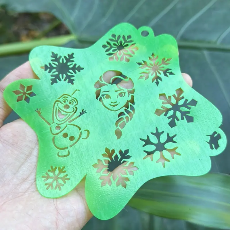 Stencil Wajah Frisbee untuk anak