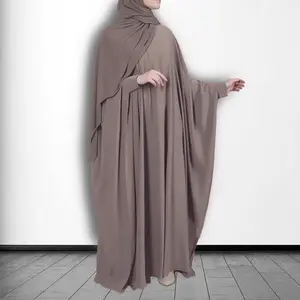 ( ABAYA SAJA ) Alhasbi Abaya Kaftan Maxi Batwing - Busana Muslim Wanita Gamis Syari Arab Remaja