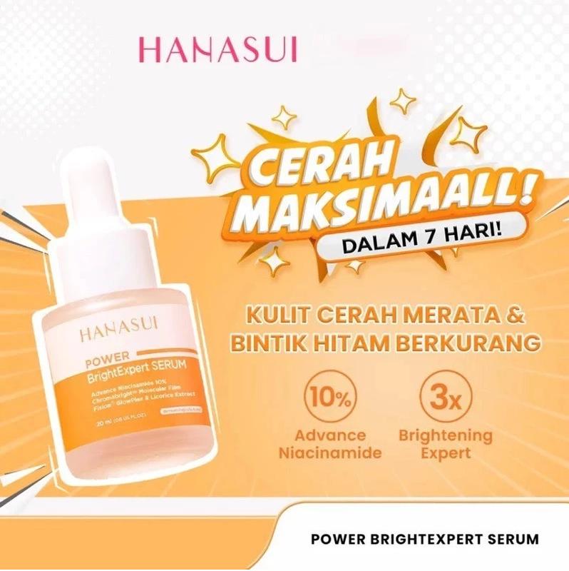 HANASUI Serum Gold Whitening / Vitamin C / Vitamin C+Collagen / Anti-Acne BPOM / PEELING / BRIGHT EXPERT / Retinol / minipore 2