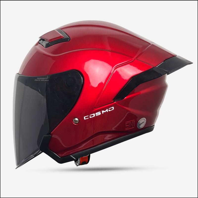 HELM HALF FACE HKM COSMO TERBARU FREE SPOILER HELM DEWASA PRIA WANITA SNI KEKINIAN BISA COD MURAH 6
