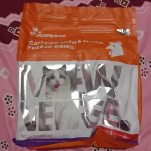 MEWVERSE Makanan Kucing dengan 6 Campuran Freeze-Dried 1 KG - Cocok untuk Semua Usia, Kaya Nutrisi, dan Sehat