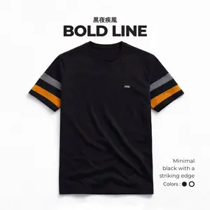 Ryusei Kaos Pria Hyuga Combo Color - 100% Katun