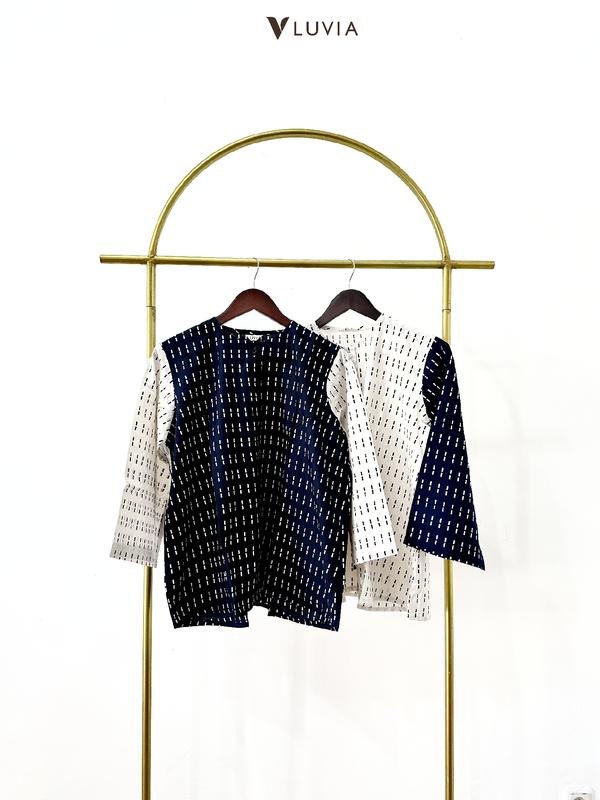 Yasmin Blous I Blouse Batik I Blouse Lengan Panjang Wanita I Baju Kerja 1