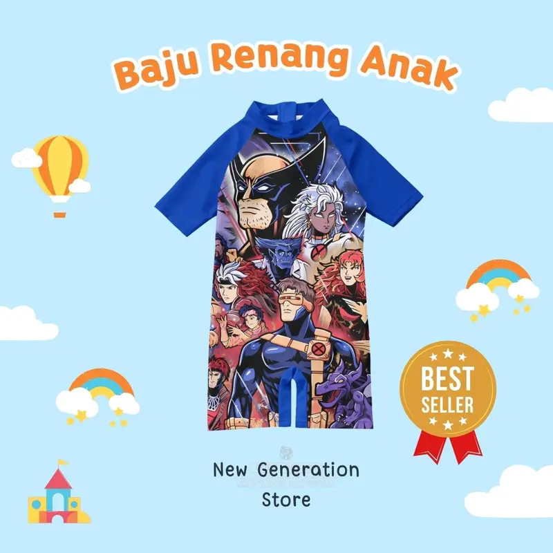 Baju renang anak laki-laki motif karakter Spiderman usia 1-10 tahun // Baju renang anak Laki-laki motif karaktek lucu // Baju renang anak Laki-laki // Baju renang anak // kids swimsuit // Sunsuit // Baju renang Bayi 4