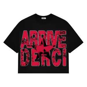 Convergent - Verdant Black Boxy 24s Baju Kaos Distro T Shirt Hitam Oversize