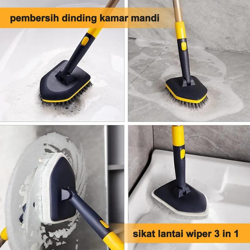 Pembersih kamar mandi pembersih lantai kamar mandi sikat kamar mandi gagang panjang Pembersih sikat Lantai dan bak mandi Boomjoy baru 2 in1  cocok untuk membersihkan kamar mandi  dinding  toilet dapur  bak mandi  ubin  dan wastafel 2