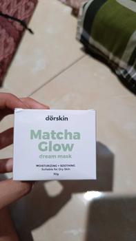 Product Review of [Dorskin] Matcha Glow Dream Mask Moisturizer - 2in1 Pelembap dan Obat Totol Jerawat Pagi Malam Tekstur Gel Cream Centella Asiatica from b**_ 2