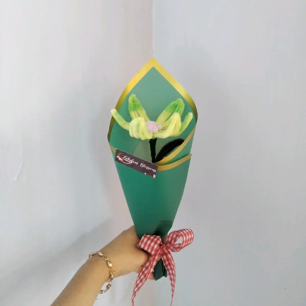 BOUQUET BUNGA KAWAT BULU // BOUQUET SINGLE FLOWER // BOUQUET PIPE CLEANER