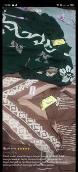 Product Review of WINA CLOTH - Gamis Batik Twill Rayon JUMBO Terbaru Terlaris Kasual Pesta Mewah Elegan Queen Milo L XL XXL XXXL from Q**9 3