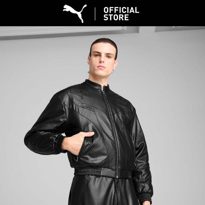 Gambar PUMA Jaket Bomber Item Khusus Moto Super PUMA Pria Black - M dari PUMA Indonesia Kota Bekasi Tokopedia
