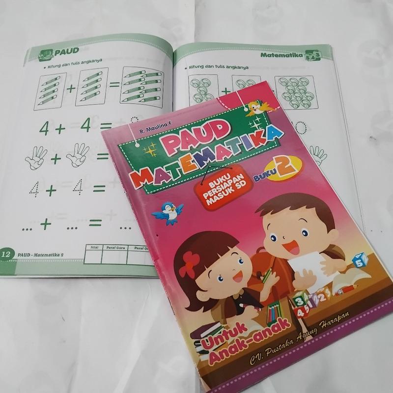 Product Introduction of Buku Paud Matematika Jilid 1 2 untuk Paud TK Persiapan Masuk SD  - PAH 3