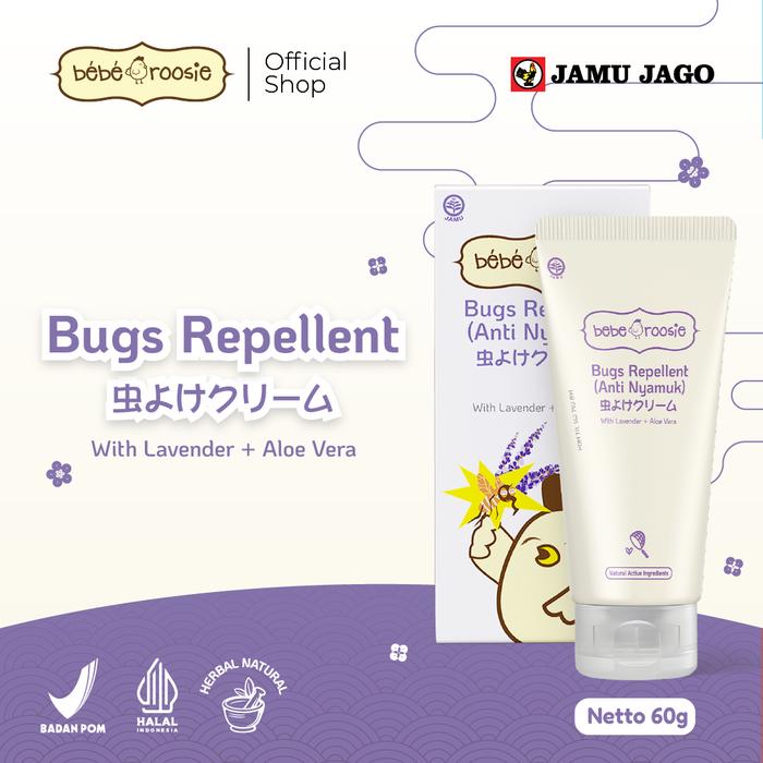 Gambar Bugs Repellent Bebe Roosie Cream Anti Nyamuk dari Bebe Roosie by Jamu Jago Kab. Semarang Tokopedia