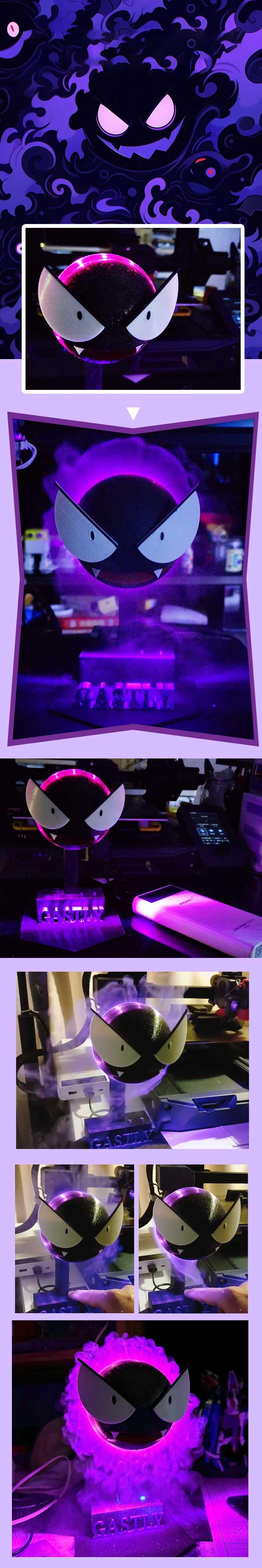 Product Introduction of Pokémon Gengar Humidifier car  mist 0