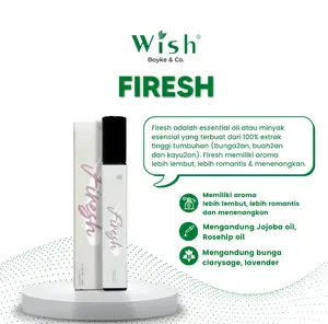Wish FIRESH Parfume Kewanitaan by Boyke - 10ml Dapat Dijilat