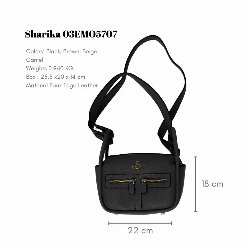 EMORY  Style Sharika Series 03EMO5707 Tas Selempang dan Tangan Sling hand Bags multifungsi Wanita 4