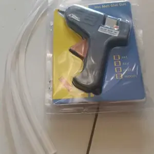 Glue Gun 20Watt Lem Bakar Cair 20 Watt Bonus 3 Pcs Reffil Stick Lilin Lem Tembak - Paket Lem Tembak 20 Watt - Alat Lem Tembak