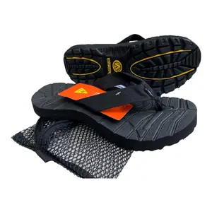 sandal jepit pria Eiger Sendal Karet Kasual Hitam Wanita