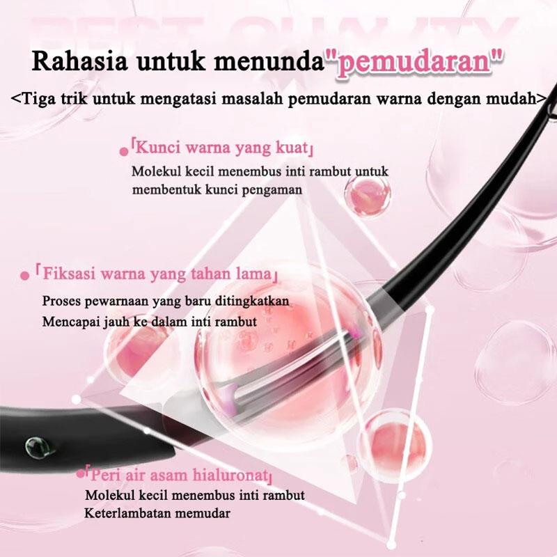 Halal Certification STYLE FIT Intense Violet Brown - Cat Rambut Pewarna Rambut200ML Tanpa ammonia Permanen Excellence Fashion Sparkling Visible Hair Color Tidak perlu bleach ,cat rambut hair color warna rambut tanpa bleaching cat pewarna rambut