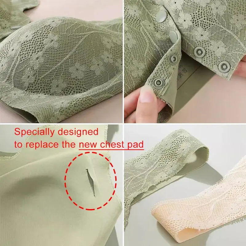 Áo Ngực Cho Con Bú Cho Nữ, Ngoại Cỡ M-3XL, Đồ Lót Mỏng Mùa Hè, Thoải Mái, Không để lại dấu vết 6