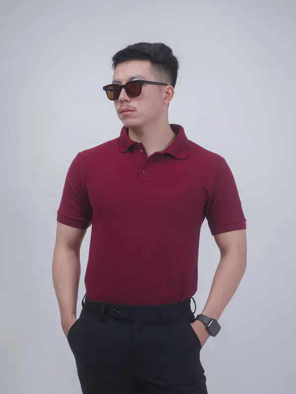 GROOME RUDE POLO SHIRT FIT BASIC SIMPLE - Atasan Kerah Basic 0