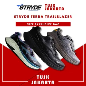 Sepatu Heiden Heritage Stryde Terra Trailblazer Sneakers Olahraga Lari Sport Trail Running Shoes Pria Wanita