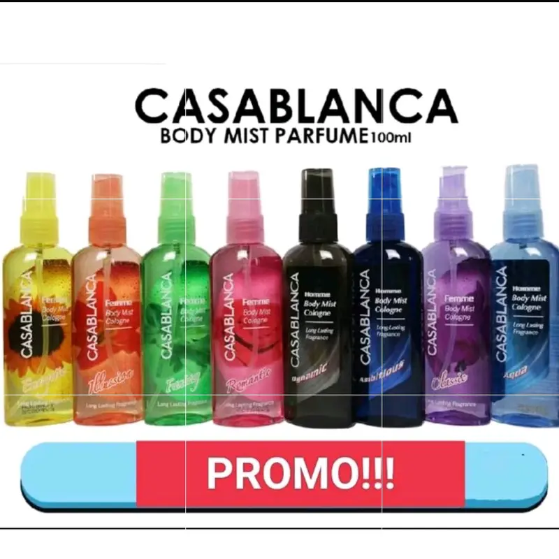 [DAPAT 3 PCS] Casablanca Body mist Spray 100ml| bundling 3x100ml 3