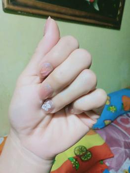 Product Review of B735 kuku palsu pendek fake nails pendek bunga warna soft simple elegan from P**9 2