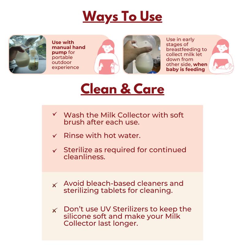 Product Introduction of [Milkforbubs] Extra soft NEW ERGONOMIC DESIGN Silicone Manual Breastmilk Collector nursing pregnant breastfeeding Milk Collection 2