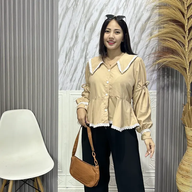 VAV - BRENDA BLOUSE POLOS RENDA / ATASAN WANITA RENDA -PN 3