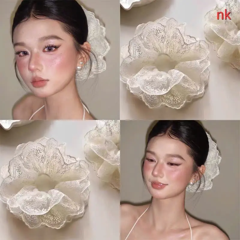 Scrunchies Dây Buộc 4 Lớp Bồng Bềnh To 16cm Tiểu Thư Thương Hiệu A.you