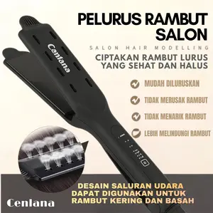 CENLANA Catokan Pelurus Rambut Anti Kusut Hair Straightener Mudah Digunakan untuk Daily Use