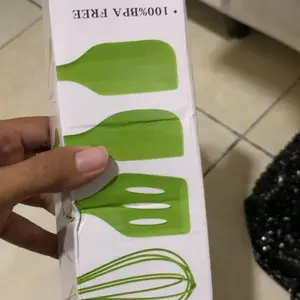 UNIQSOO 5 PCS Spatula Silikon Alat Masak Alat Baking Set Sutil Scraper Kuas Anti Lengket Serbaguna