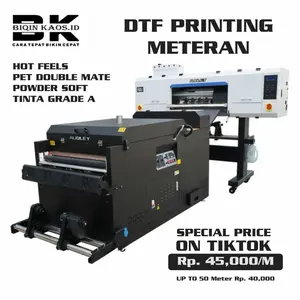 BIQINKAOS.ID Dtf Meteran termurah kualitas terbaik 1 hari jadi