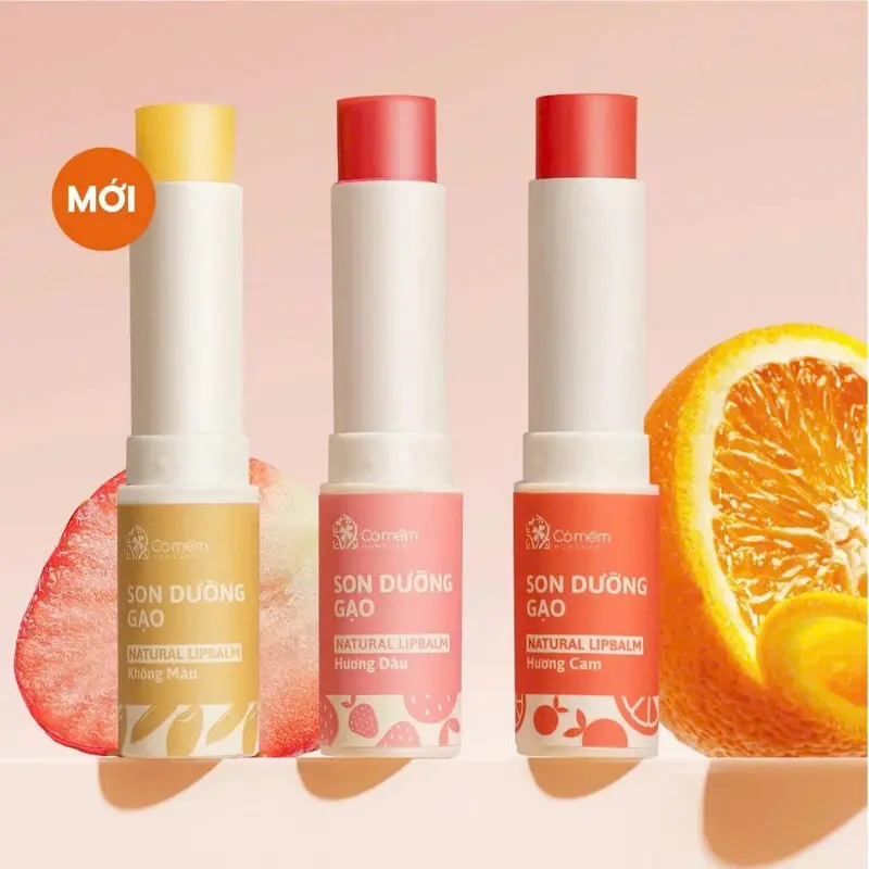 Combo Son Bóng Thuỷ Tinh Và Son Dưỡng Thiên Nhiên Môi Mềm Mịn Căng Mọng Cỏ Mềm - Quà Tặng Bạn Gái Mẹ Cô Giáo 8/3 Ý Nghĩa 7
