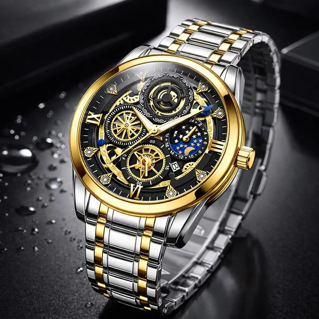 COD AIYISHI Jam Tangan Mewah Terbaru Tahan Air Men Watch Kalender Aktif BISA COD-2369 COD AIYISHI Jam Tangan Mewah Terbaru Tahan Air Men Watch Kalender Aktif BISA COD-2369