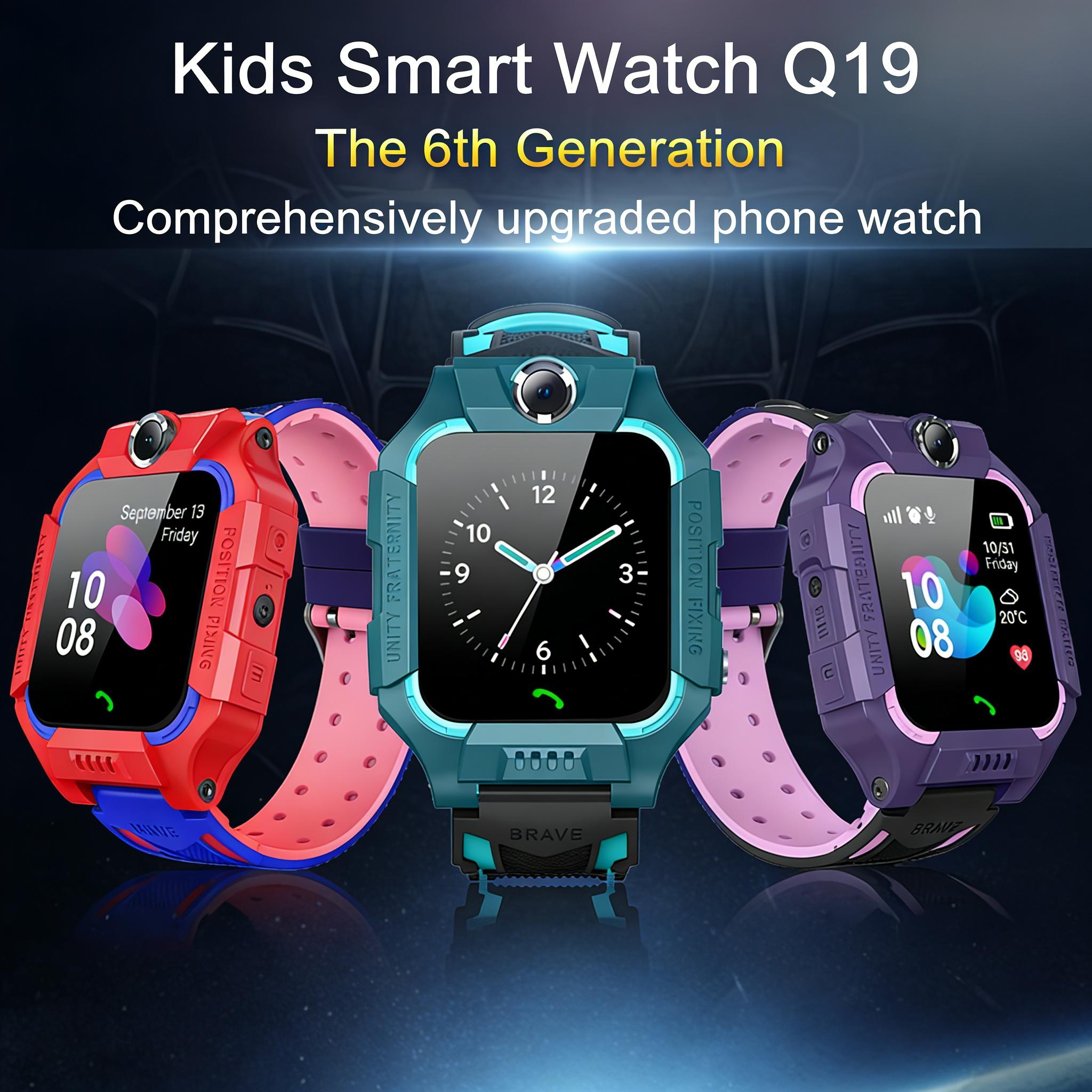 Imoo Jam Tangan Pintar Anak Q12B Q12 Q19 Q88 Tahan Air GPS Anti Hilang Layar Sentuh 1.44 Inch Dukung Telepon SIM Bluetooth Menu Indonesia
