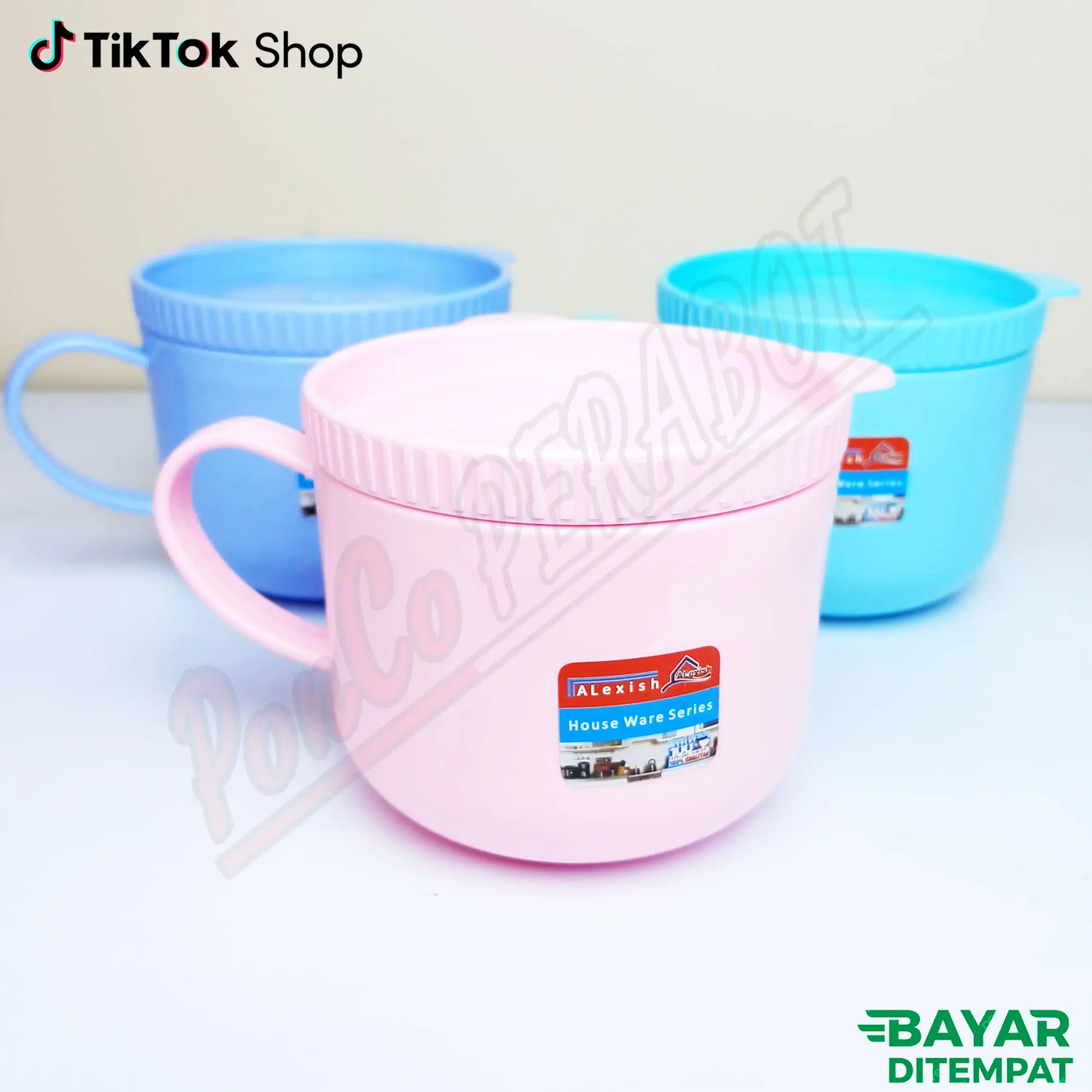 PROMO!! Cangkir Panda / Gelas Tutup Unik / Lucu / Cup Soup Jumbo Karakter Kitchenware