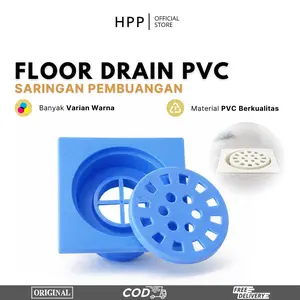 HPP Saringan Pembuangan Lantai Kamar Mandi PVC Tebal - Saringan Got - Floor Drain Pvc