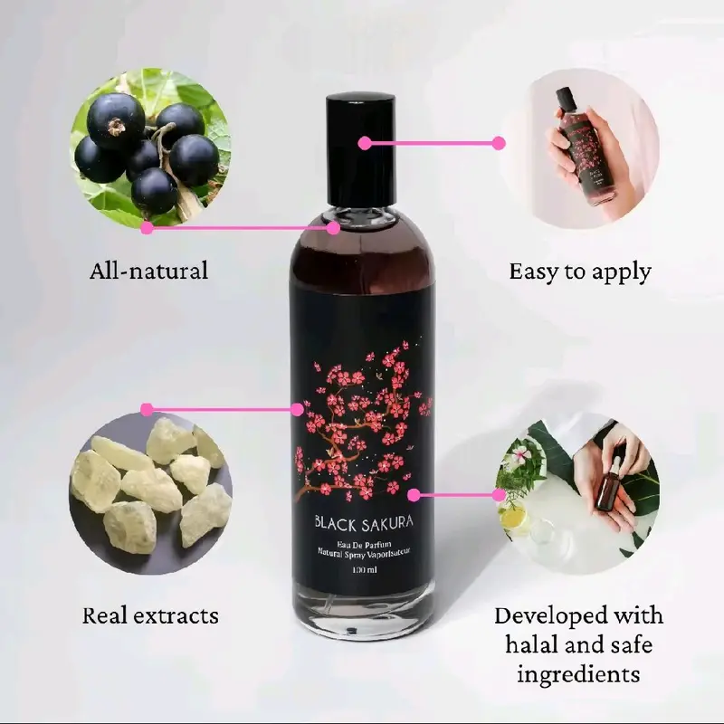 Parfum Black Sakura 100ml Parfum Wanita Wangi Tahan Lama By Oceanplus.co 4