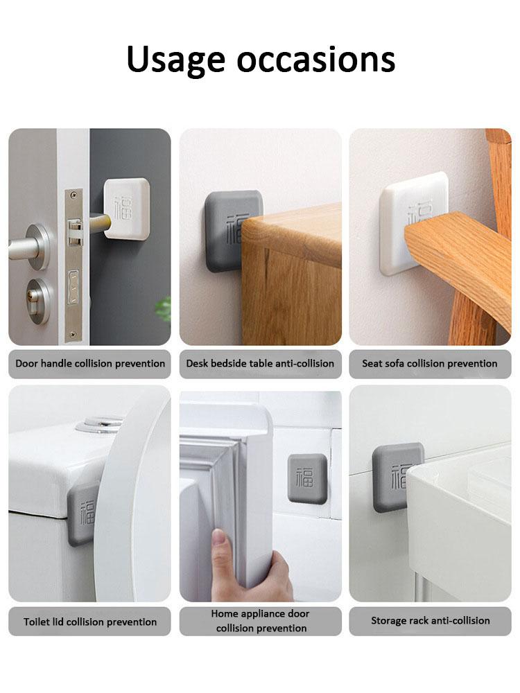 Product Introduction of Anti collision sticker, Thickened door handle, Refrigerator door lock, Rear wall anti-collision buffer pad 2