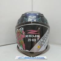 Gambar New!! Helm Zeus ZS-631 Matt Black BS5 Blue - Halfface Helmet - M dari Bike Master Kota Bandung 5 Tokopedia