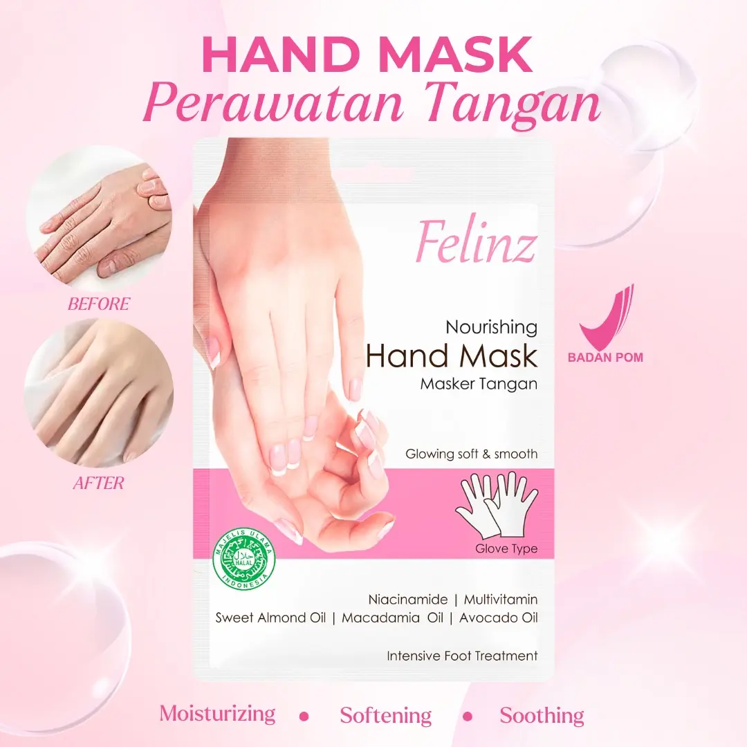 FELINZ HAND MASK NOURISHING - 2 SHEETS SACHET