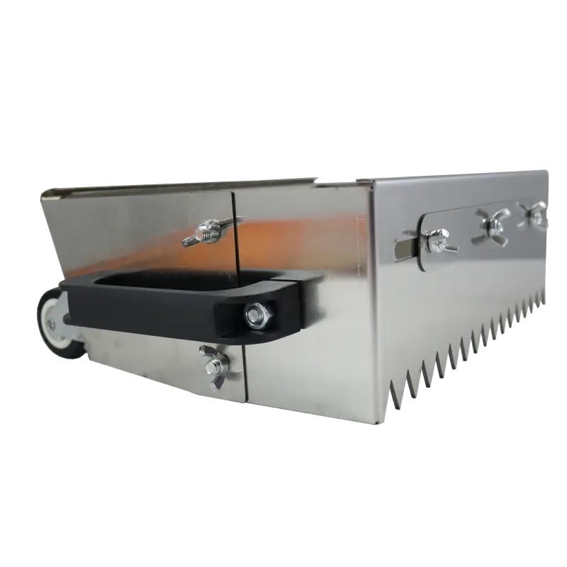 400-800mm Adjustable V Notched Trowel Mortar Comb for Fast and Equal Application of Adhesive on the Floor